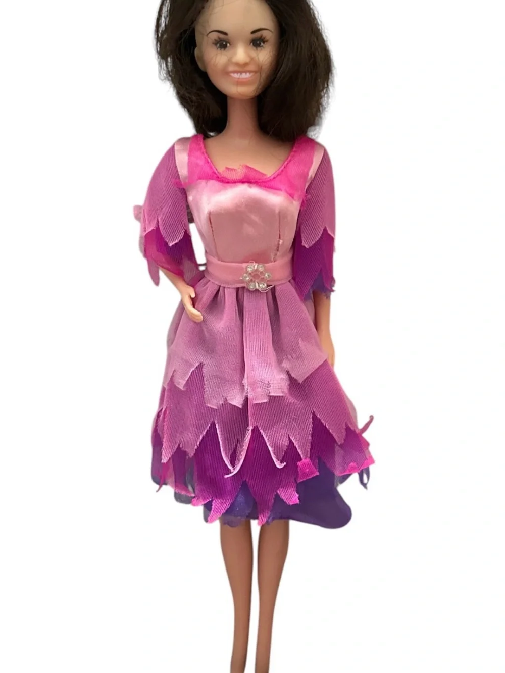 Mattel Pink and Purple Layered Fairy Dress 1966 vintage  Doll
